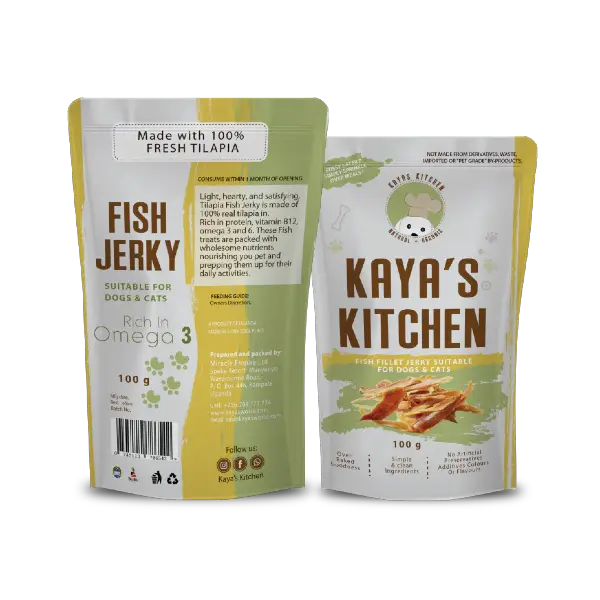 Buy Kaya’s Kitchen Fish Jerky Treats in Rwanda
