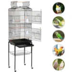 Play Top Detachable Rolling Stand Metal Bird Cage for small, medium, large birds in Kigali Rwanda