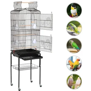Play Top Detachable Rolling Stand Metal Bird Cage for small, medium, large birds in Kigali Rwanda