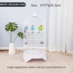 White Luxury Round Bird Cage on Stand in Kigali, Gisenyi and Malindi