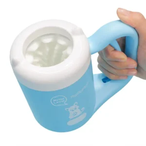 Best UrbaDog Semi-Automatic Paw Plunger Cleaner, Blue at Petstore Rwanda