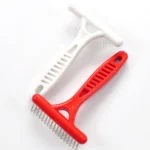 Strong Double Row Undercoat Rake Dog Grooming Comb Petstore Rwanda