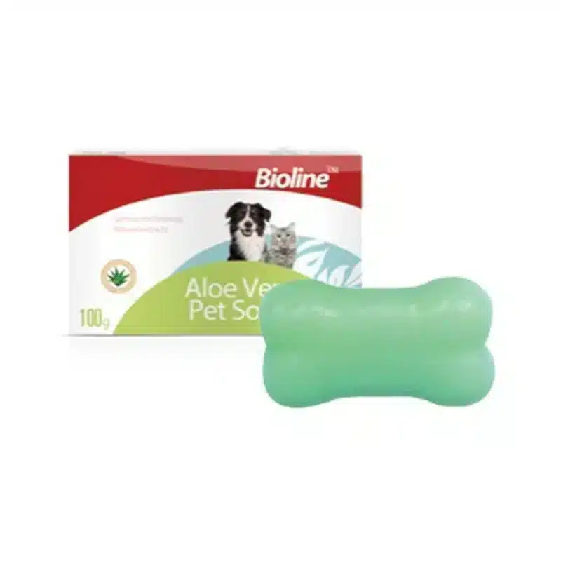 Bioline Aloe Vera Dog Soap Bioline Aloe Vera Dog Soap, Moisturising & Anti-Bacterial