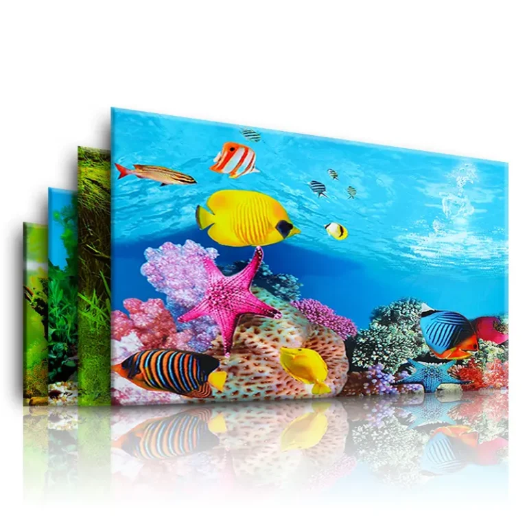 Landscape Double Sided Fish Tank Background Sticker in Kigali kenya