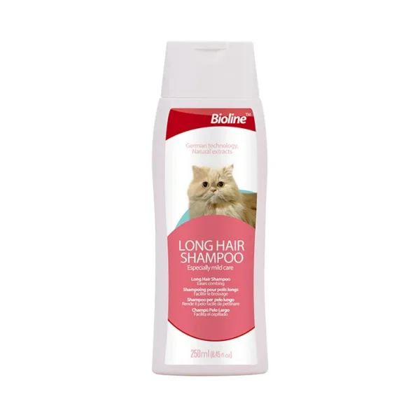 Bioline Long hair Shampoo for Cats at Petsasa petstore