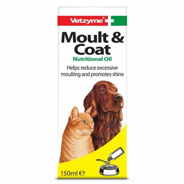 Buy Vetzyme Moult and Coat Oil for Dog & Cat in Rwanda at Petsasa