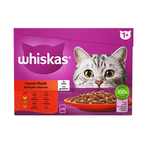 Whiskas Pouch Adult Classic Selection Wet Cat Food Petsasa Rwanda
