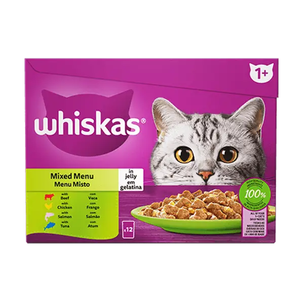Whiskas Pouch Adult Mixed Selection Wet Cat Food in Rwanda