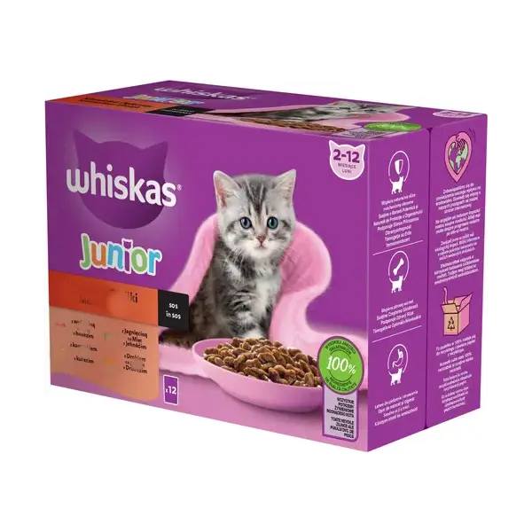 Whiskas Pouch Junior Wet Kitten Food Petsasa Rwanda