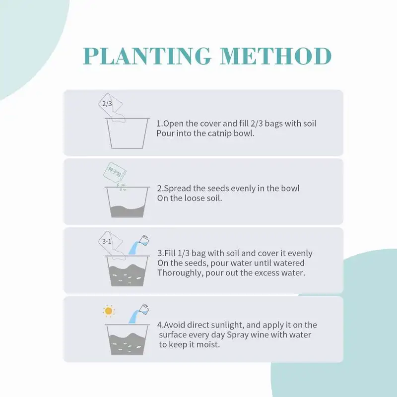 How to Grow Bioline Natural Cat Grass Seed Growing Kit