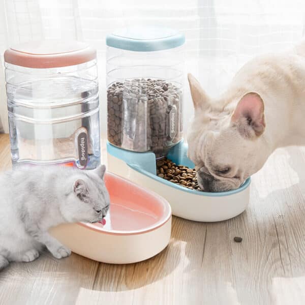 Hipidog Automatic Pet Food and Water Feeder for Dogs and Cats