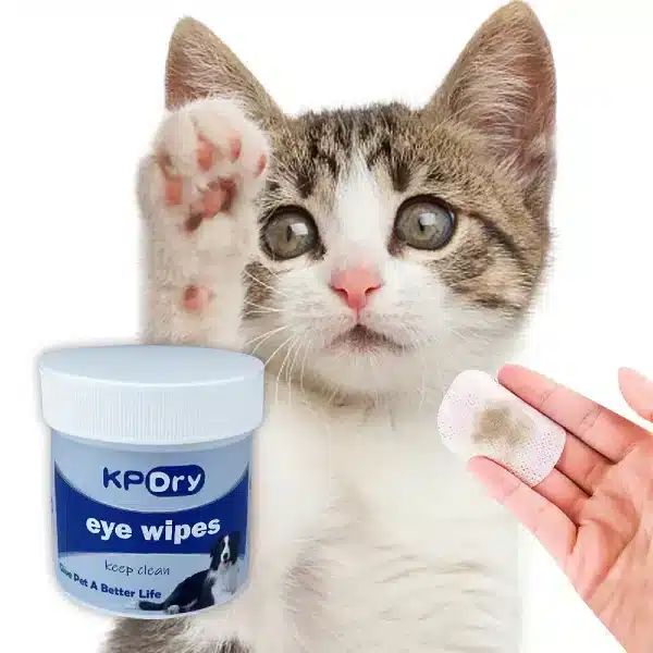KPDry Eye Wipes For Dogs & Cats, Tear Stain Remover at Petsasa Rwanda