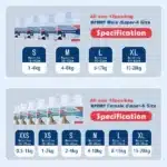 KPDry Pet Diapers for Male and Female Dogs Size Chart - Petsasa petstores