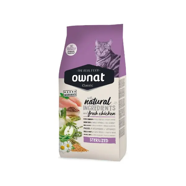 Ownat Classic Sterilised Cat Food at Petsasa Rwanda