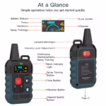 Features of Humane Spray Dog Training Collar with Remote, Beep, Anti-bark, 1000ft Range in Kigali