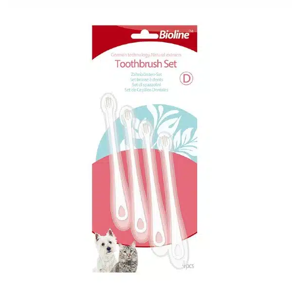 Bioline Toothbrush Set for Cat and Puppy