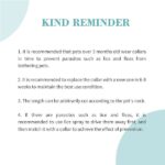 Reminder for Bioline Flea and Tick Collar for Cat