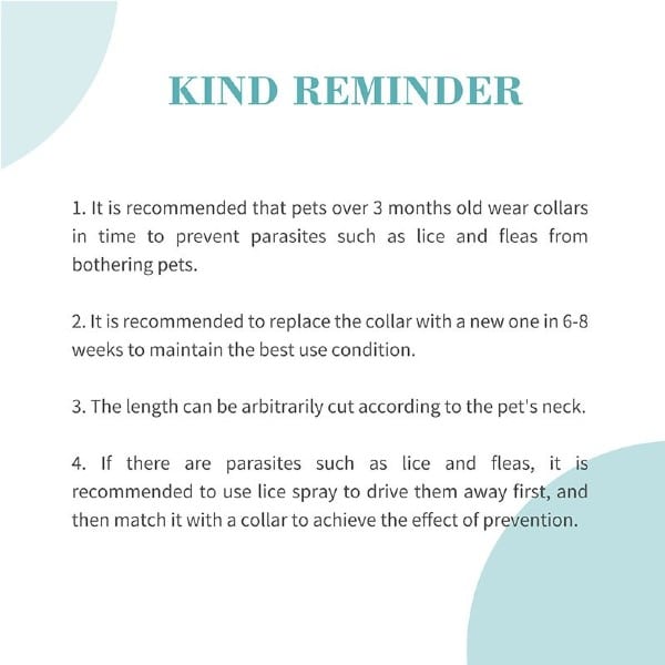 Reminder for Bioline Flea and Tick Collar for Cat