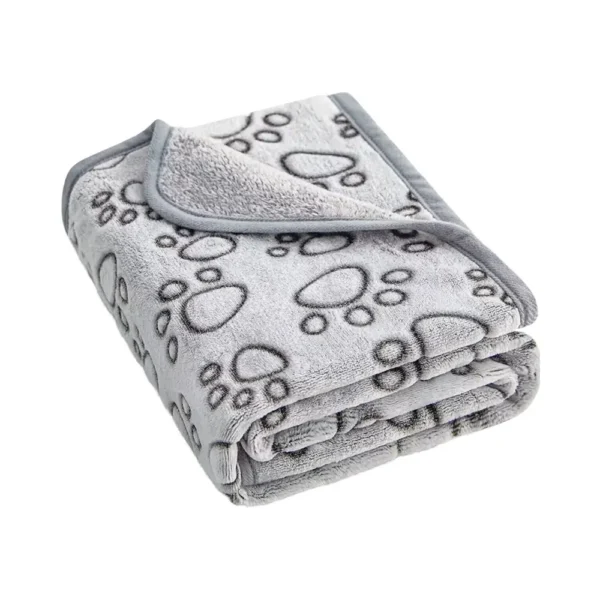 Pawprint Microplush Dog & Cat Blanket petsas