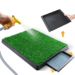 Easy to Clean Indoor Grass Potty Dog Pee Turf with Drawer