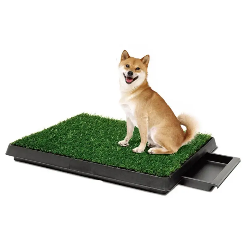 Indoor Grass Potty Dog Pee Turf with Drawer Indoor Grass Potty Dog Pee Turf with Drawer Petsasa